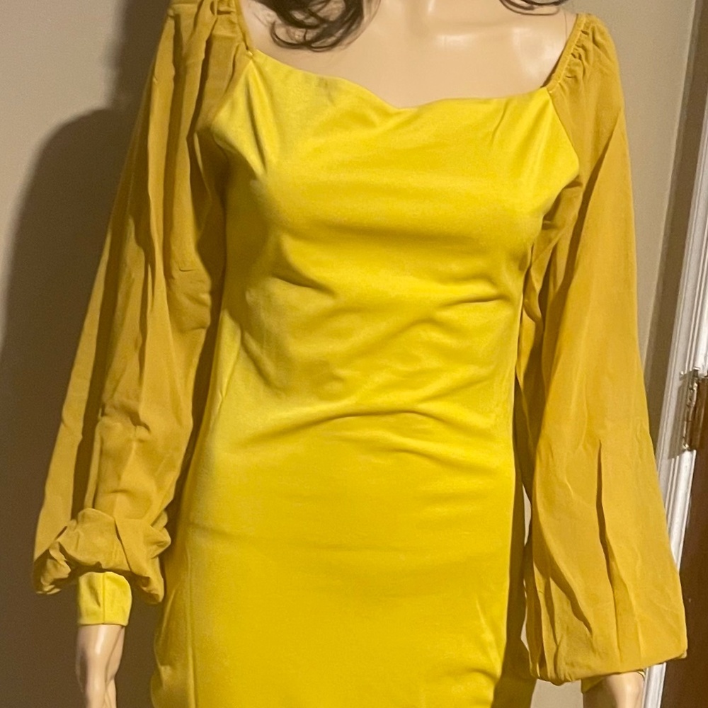 Dropped shoulder dress
